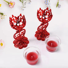 Tea Lights Holder Candle Stand, Diwali (2 Pc Set) - Justgrabit Inc.
