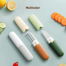 2 in 1 Knife, Multifunctional peeler fruit knife (1 Pc) - justgrabit.in | Just Grab It