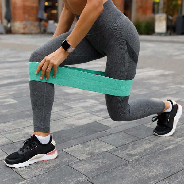 Hip Bands Booty Bands Wide Workout Bands, Resistance Exercise Bands for Legs and Butt, Resistance Loop Bands Anti Slip Circle Fitness Band Elastic Sports Bands Fitness Bands for Women Men Strength Training (3 Pcs Set) - Justgrabit Inc.