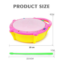 Flash Drum Toy – Colorful Musical Drum with Light Effects, Best Gift for Kids - Justgrabit Inc.