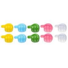 Thumb Cable Clips, Multi - Color Cord Organizer for Home, Office, Car (10 Pc Set) - Justgrabit Inc.