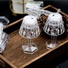 2in1 Transparent Mini Crystal Table Lamp with Reflection Light - justgrabit.in | Just Grab It