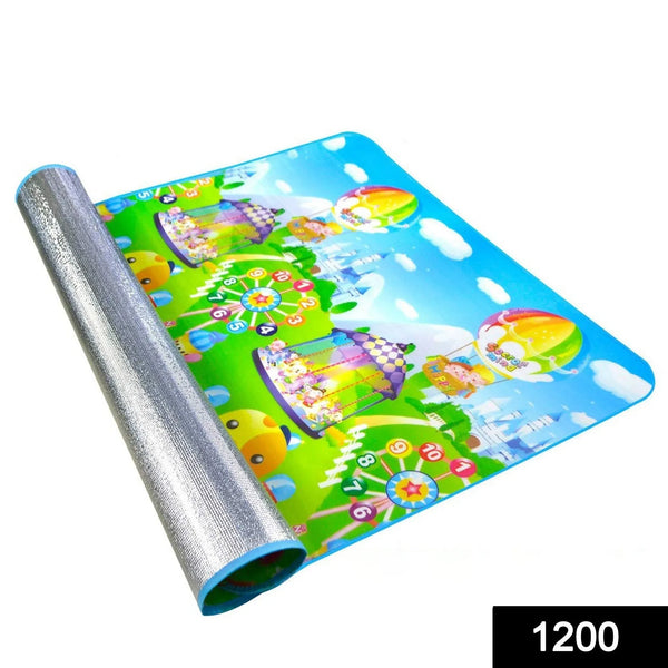 Waterproof Single Side Baby Play Crawl Floor Mat for Kids Picnic School Home (Size 180 x 115) - Justgrabit Inc.