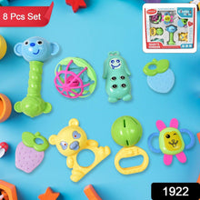Kinder Rattles & Teething Set – Non - Toxic Shake & Grab Baby Toys (8 Pcs Set) - justgrabit.in | Just Grab It