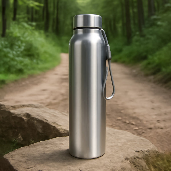 Stainless Steel Single Wall Drink Water Bottle (1000 ML) - justgrabit.in | Just Grab It
