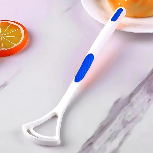 New Hot Away Hand Scraper Fashion Tongue Cleaner Brush with Silica Handle - Justgrabit Inc.