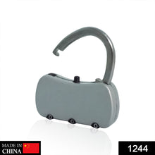 3 - Digit Resettable Combination Round Padlock for Luggage (Big, Multicolor) - justgrabit.in | Just Grab It