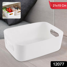 Storage Boxes Plastic Kitchen Storage Baskets (1 Pc / 21×15 Cm) - justgrabit.in | Just Grab It