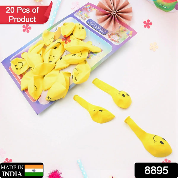 Cartoon Printed Design Balloons Kinds of Latex Balloons for Birthday / Anniversary / Valentine's / Wedding / Engagement Party Decoration Birthday Decoration Items for Kids One Color (20 Pcs Set) - Justgrabit Inc.