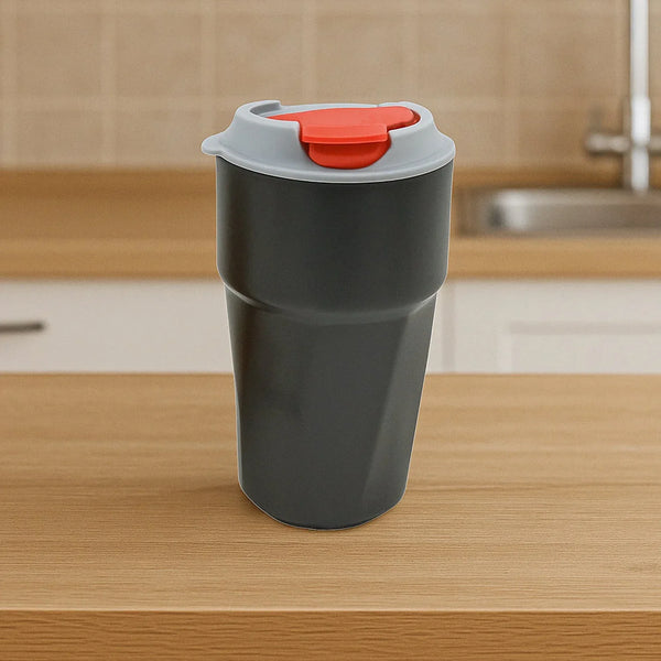 Stainless Steel Vacuum Insulated Travel Mug with Lid (1 Pc) - Coffee, Tea, Tumbler - Justgrabit Inc.