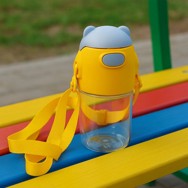 Large Capacity Plastic Water Bottle | Office Bottle | Gym Bottle | Home | Kitchen | Leakproof and BPA Free Drinks Bottle | Water Drink Juice Bottle Wide - Mouth BPA Free Leak - Free Lightweight (1 Pc ) - Justgrabit Inc.