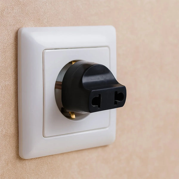 2 Pin 4 Amp. Conversion Electrical connector Plug, 2 PIN Plug Converter, Plug Adapter With Color Box (1 Pc ) - Justgrabit Inc.