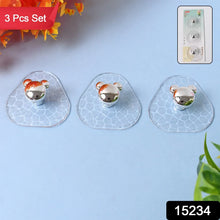All - Plastic Adhesive Wall Hooks - Strong, No Damage, Easy to Install (3 Pc Set) - Justgrabit Inc.