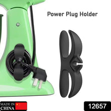 Power Plug Holder Organizer for Appliances Tidy Cord Winder Cable Organizer Self Adhesive Wire Wrap Holder for Coffee Maker Pressure Etc (1 Pc / 8x3 Cm / Small) - Justgrabit Inc.