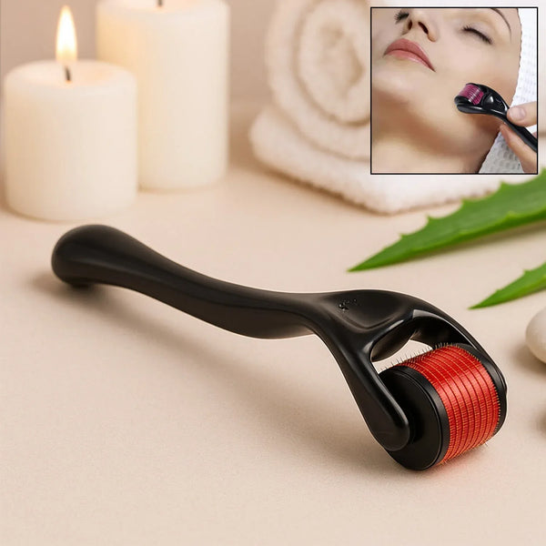 Derma Roller Anti Ageing and Facial Scrubs & Polishes Scar Removal Hair Regrowth (2 MM) - Justgrabit Inc.