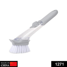 Automatic Liquid Dispenser Dish Clean Brush Scrubber - Justgrabit Inc.