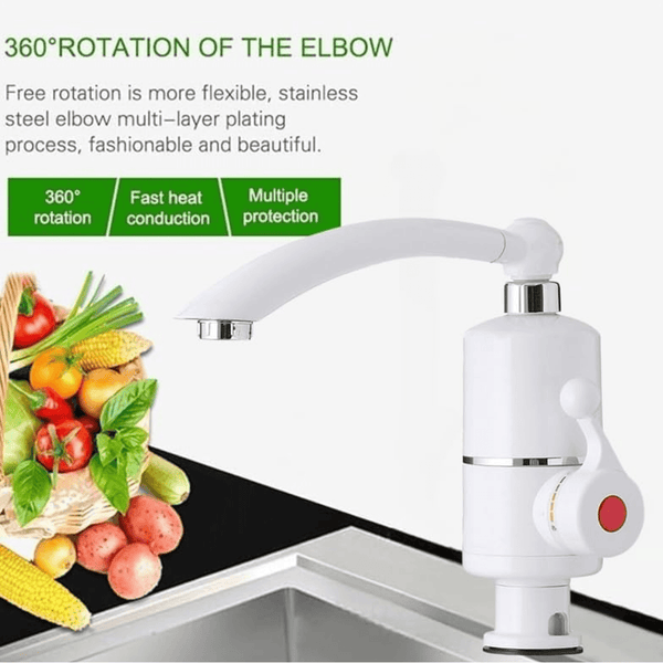 Instant Heating Electric Water Heater Faucet Tap (1 Pc / Mix Design) - justgrabit.in | Just Grab It