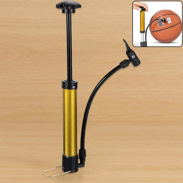 Mini Hand Air Pump – Portable Metal High - Pressure Inflator for Sports (1 Pc) - Justgrabit Inc.