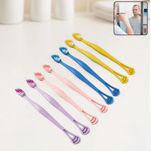 2 - in - 1 Tooth Brush with Tongue Scraper, Soft Bristle & Long Handle (8Pcs) Soft Toothbrush - Justgrabit Inc.