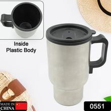 12V Car Charging Electric Kettle Mug (Silver) - Justgrabit Inc.