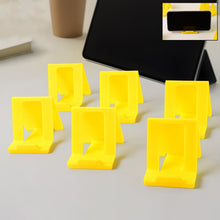 Adjustable Foldable Plastic Mobile Phone Stand (6 Pc / Mix Color) - justgrabit.in | Just Grab It