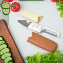 2 in 1 Knife, Multifunctional peeler fruit knife (1 Pc) - justgrabit.in | Just Grab It
