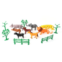 Animal Kingdom Plastic Toy Set for Kids (14 PC) - Justgrabit Inc.
