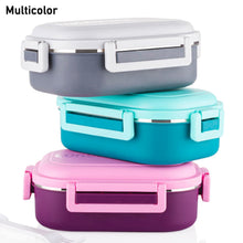 Insulated Testy Stainless Steel Leakproof Lunch Box With Spoon (1 Set) - justgrabit.in | Just Grab It