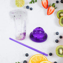High Quality Plastic Creative Cold Drink Cup / Tumble, Reusable Tea Coffee Tumbler with Lid and Straw, Double Wall Plastic Drinking Sport Bottle, Travel Tumbler (1 Pc / Mix Color) - Justgrabit Inc.
