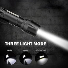 Mini Search Rechargeable LED Long Range Flashlight Emergency Light Torch - justgrabit.in | Just Grab It