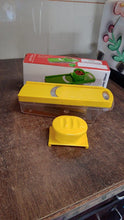 Big Multipurpose Vegetable and Fruit Slicer (Yellow / 1 Pc) - Justgrabit Inc.