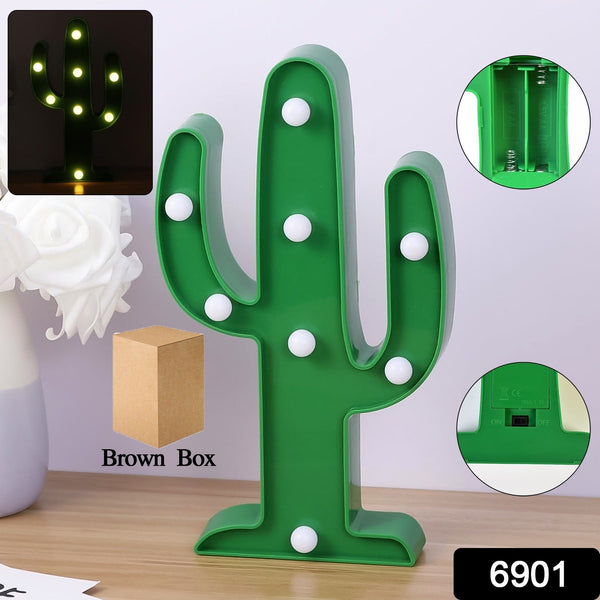 LED Cactus Light, LED Desk Lamp, LED Table Lamp (1 Pc / Battery not Included) - justgrabit.in | Just Grab It