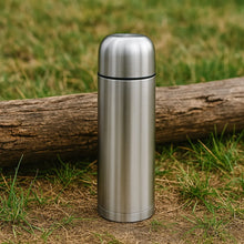 Vacuum Flask Without Cover, 18/8 Stainless Steel | Hot and Cold Water Bottle with Push - Down Lid | Double Walled Stainless Steel Bottle for Travel, Home, Office, School, Picnic (750 ML / Without Cover) - Justgrabit Inc.