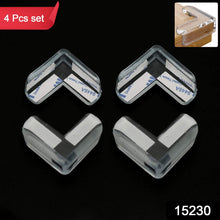 Transparent Table Corner Protector (4 Pcs Set) - justgrabit.in | Just Grab It