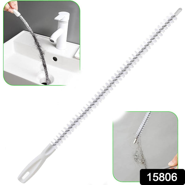 Flexible Sink Cleaning Brush Water Pipe Drain Dredge Tool (48 CM / 1 Pc) - justgrabit.in | Just Grab It