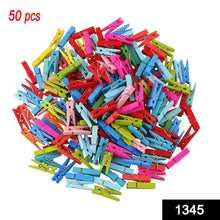 Multipurpose Wooden Clips / Cloth Pegs (Small, 50 Pcs) - Justgrabit Inc.