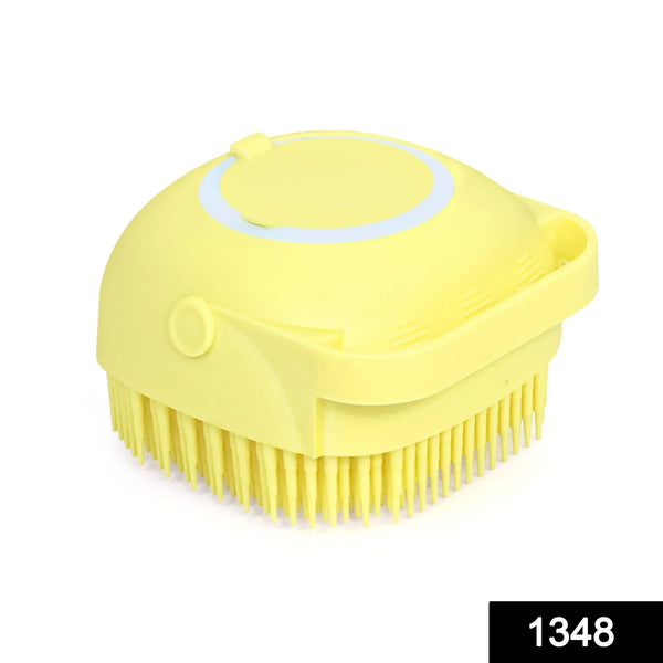 Silicone Massage Bath Body Brush Soft Bristle With Shampoo Dispenser - Justgrabit Inc.