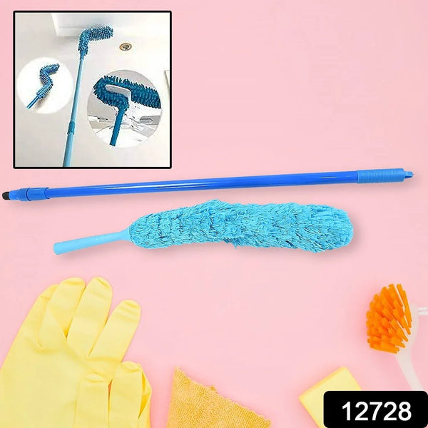 Adjustable Long Handle Microfiber Dust Brush – Foldable Ceiling & Appliance Cleaner - Justgrabit Inc.