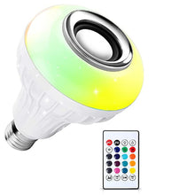 Wireless Bluetooth Sensor 12W Music Multicolor LED Bulb with Remote Controller - Justgrabit Inc.