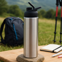Steel Water Bottle | Sipper Bottle | Fridge Water Bottle Set of 1 (600 ML Approx) - justgrabit.in | Just Grab It