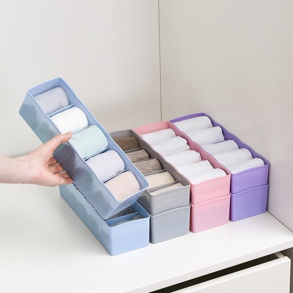 Dividers Tray Organizer Clear Plastic Bead Storage Tray (Multicolour) - justgrabit.in | Just Grab It