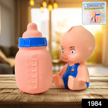 Baby And Bottle Squeeze Chu Chu Fun Toy (2 Pcs) - justgrabit.in | Just Grab It