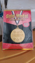 Gold Metal Medal with Tricolor Ribbon (1 Pc) - Justgrabit Inc.