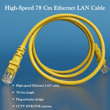 High - Speed 78 Cm Ethernet LAN Cable (1 Pc) - justgrabit.in | Just Grab It