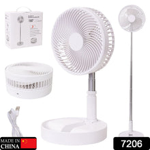 Telescopic Foldable Electric Desktop Fan – Adjustable & Portable - justgrabit.in | Just Grab It