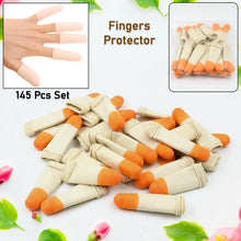 Finger Caps, Silicone Finger Protectors Sleeves (Finger Cots / 145 Pcs Set Approx) - justgrabit.in | Just Grab It