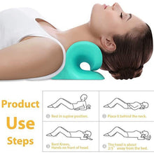 Neck Relaxer Cervical Pillow Neck Shoulder Pain Relief Acupressure Massage - justgrabit.in | Just Grab It