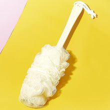 Loofah Back Scrubber with Long Handle for Shower & Bath Cleaning - justgrabit.in | Just Grab It