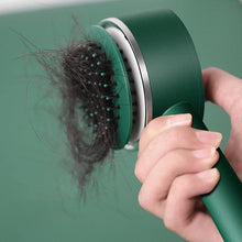 Air Cushion Massage Brush with Long Handle & Self - Cleaning Detangling Comb - justgrabit.in | Just Grab It