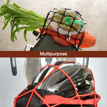 Heavy - Duty Elastic Bungee Cargo Net Mesh Holder - 4 Adjustable Hooks for Motorcycle - justgrabit.in | Just Grab It